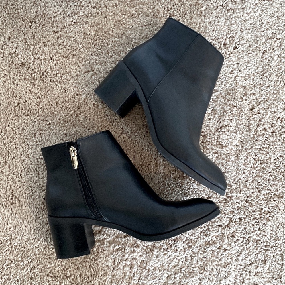 Vince Camuto Leather Ankle Boots